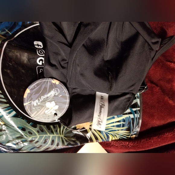 NWT HIGH WAISTED KNOT TIE TWO PIECE SWIMSUIT BATHING SUIT. XS - Picture 6 of 10